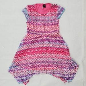 Star Ride Girls Pink and Purple Dress Size L (6x)